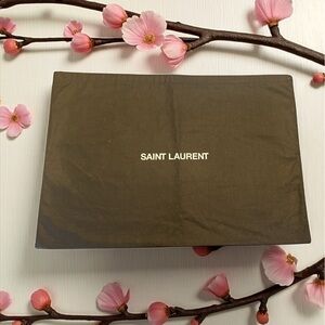 Saint Laurent Black and White Dust Bag